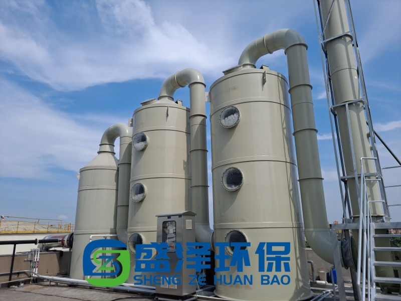 三級(jí)噴淋工藝在制藥發(fā)酵車間廢氣處理中的應(yīng)用